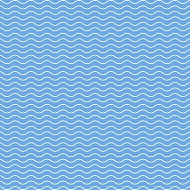 Desen ile dalgalar mavi ve beyaz yaz arka plan