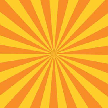 Retro turuncu arka plan ışın şık illüstrasyon