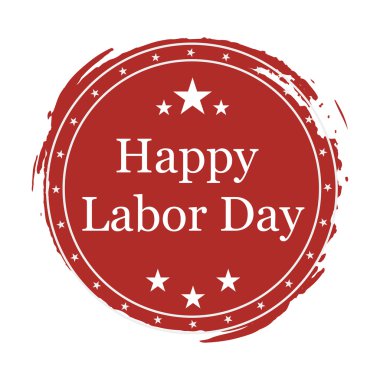 Resimde gün İşçi Bayramı'nda beyaz arka plan üzerinde