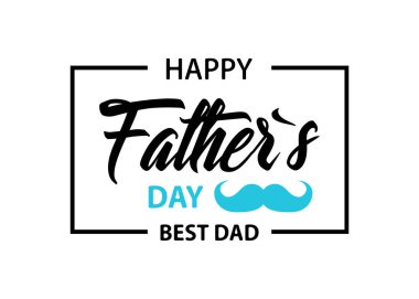 Babalar Günü Kaligrafi tebrik kartları. El çizimi harfli vektör.