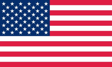 Bayrak Amerika. Anma günü ve gazi günü için arka plan. Anma günü. Bayrak Amerika. Vektör illüstrasyonu