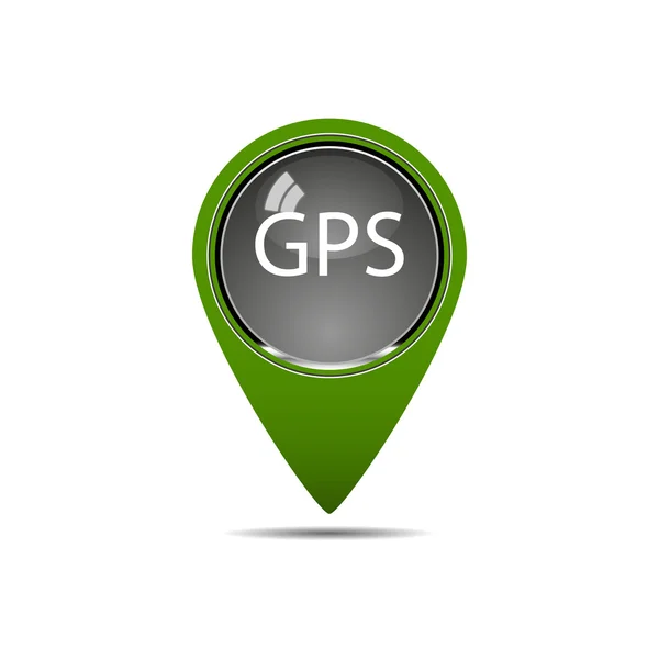 Etykieta Gps — Wektor stockowy