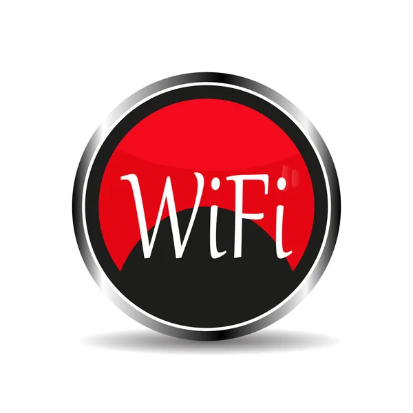 Кнопка Wifi — стоковий вектор