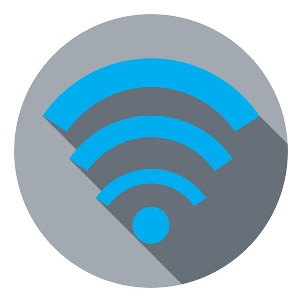 Плоска піктограма Wi-Fi fi — стоковий вектор