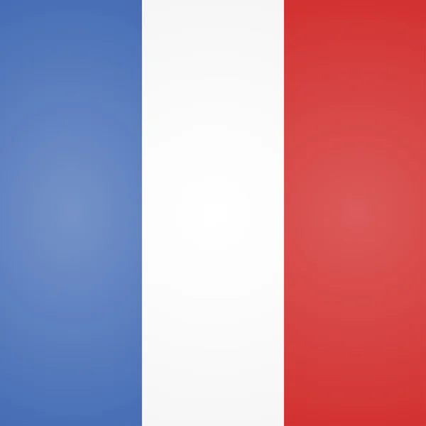 Frankrike flagga — Stock vektor