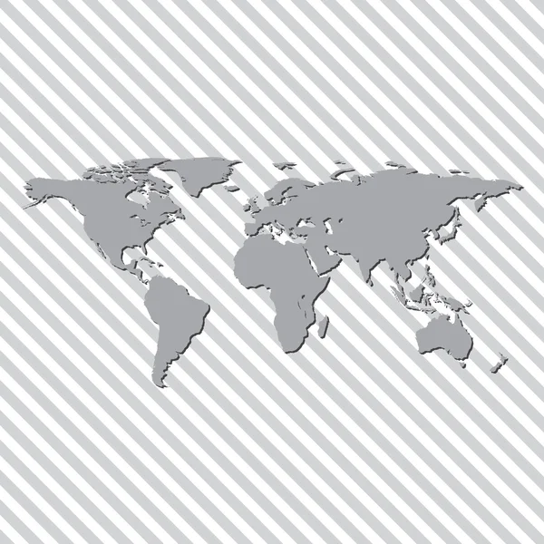 Karta över landet i bakgrunden med linjer vektor illustration — Stock vektor