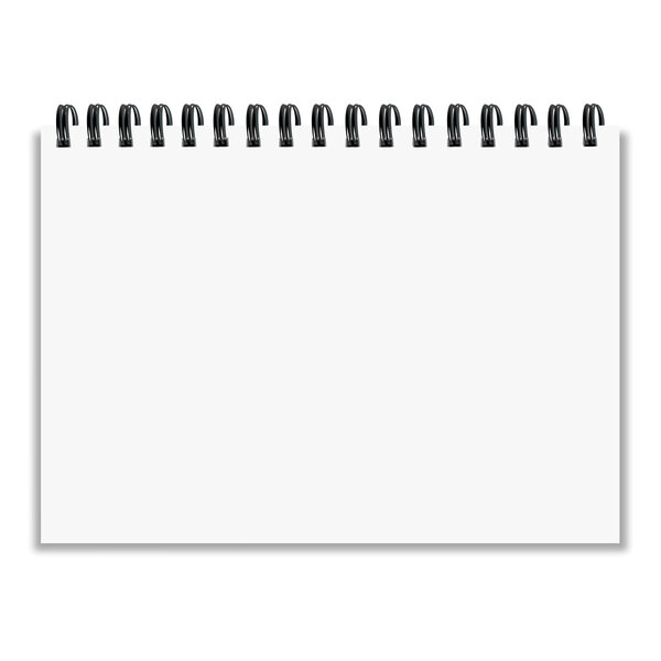 Листовая тетрадь с тенью на белом фоне
