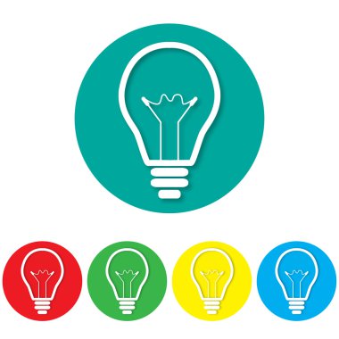 Simge ışıklar açık renkli arka planlar vektör çizim