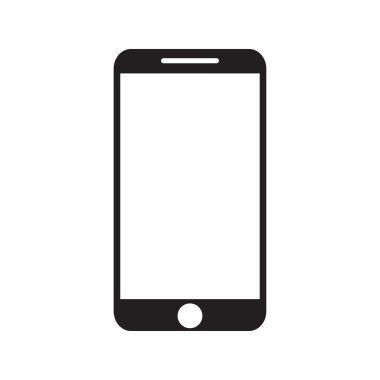 Telefon simgesi vektör illüstrasyonu