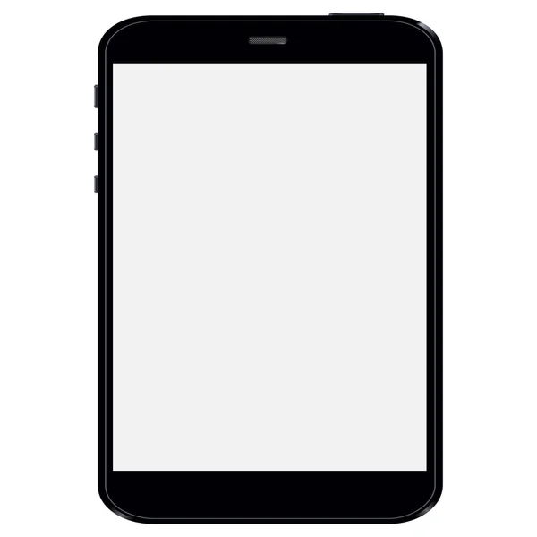 Negro Business Tablet vector ilustración — Vector de stock