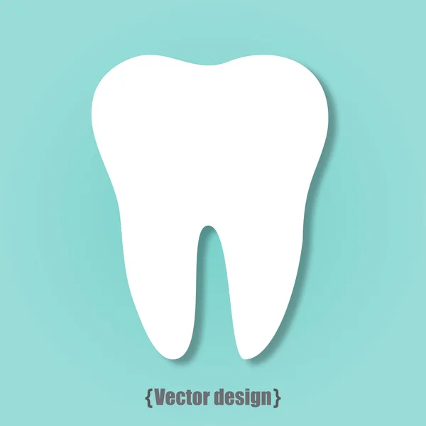 Infografías con dientes blancos sobre fondo turquesa ilustración vectorial eps10 — Archivo Imágenes Vectoriales