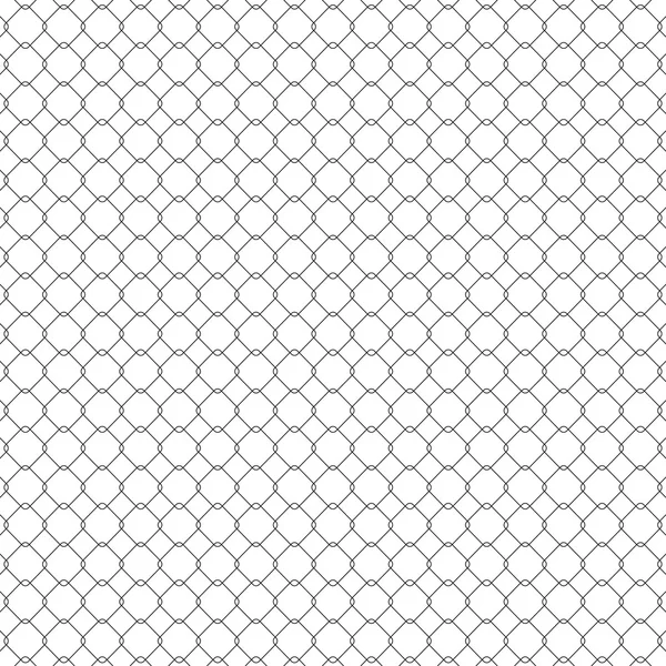 Structure de la clôture en maille, illustration vectorielle de texture sans couture — Image vectorielle