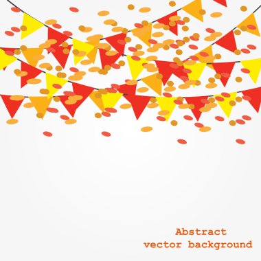 Arka plan çelenk vektör çizim ile