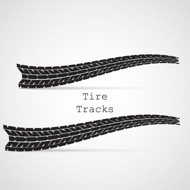 lastik izleri vektör çizimi