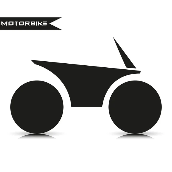 Motocicleta ícone vetor ilustração —  Vetores de Stock