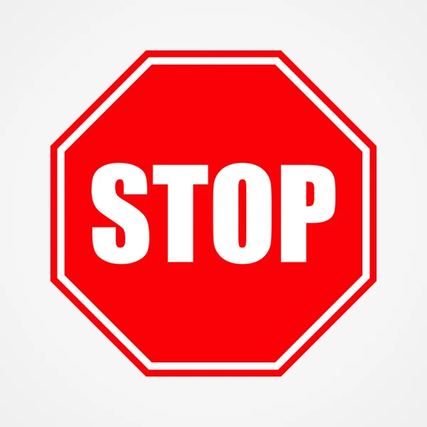 หยุดการแสดงภาพเวกเตอร์สีแดง — ภาพเวกเตอร์สต็อก