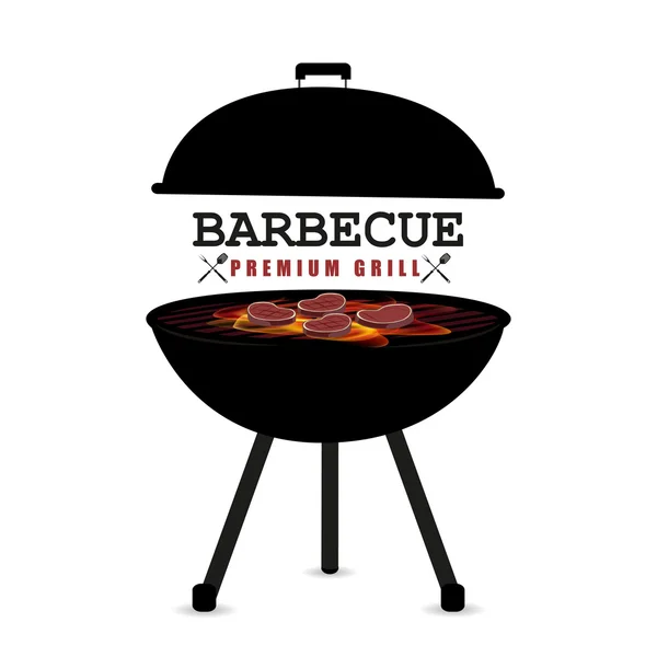 Grill-Vektor-Illustration — Stockvektor