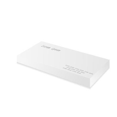 Paket kutu Mockup gölge ile