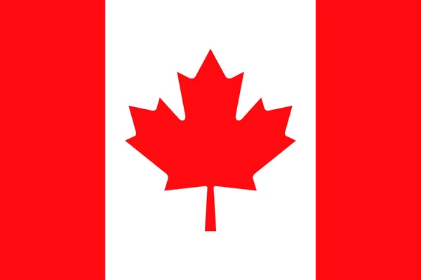 Bandera de Canada — Archivo Imágenes Vectoriales