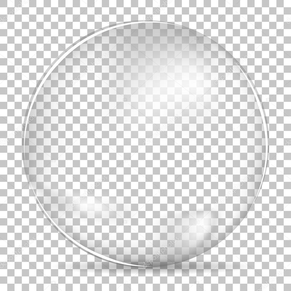 Transparent bubble bowl big