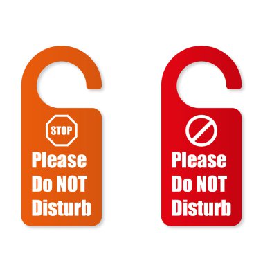 Seçenekleri işareti lütfen rahatsız etmeyin