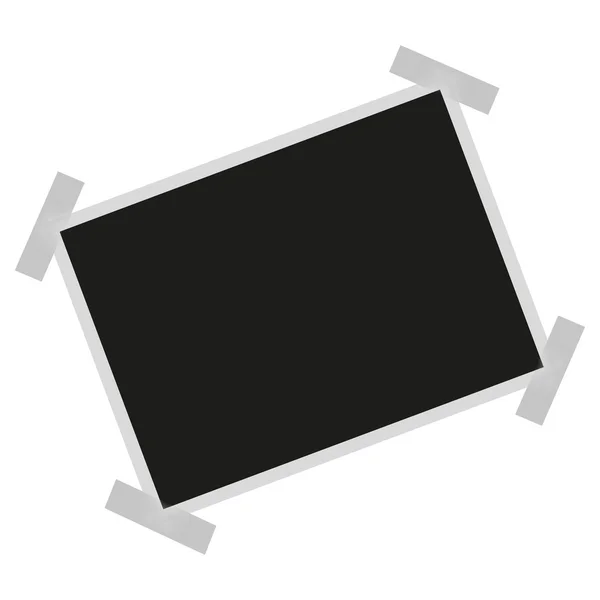 Photo Frame on white background — Stock Vector