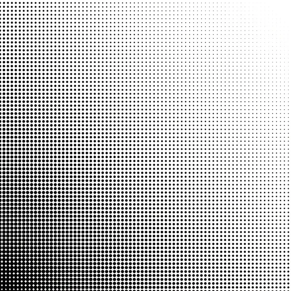 Halftone dots gradient point at 45 degrees — Stock Vector