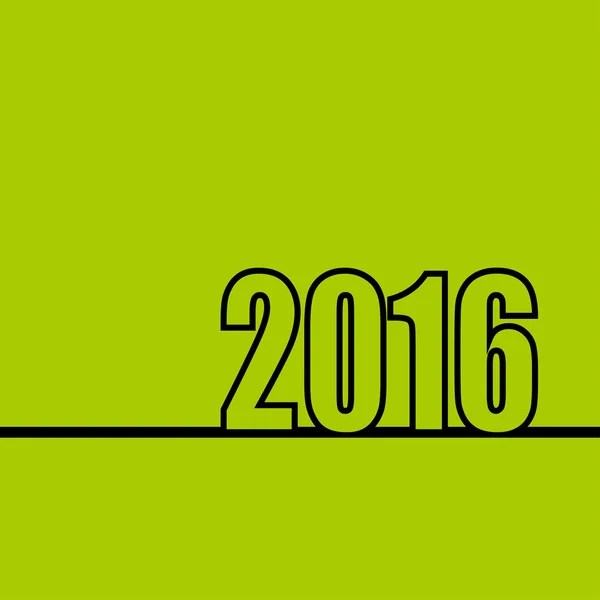 Feliz ano novo 2016 —  Vetores de Stock