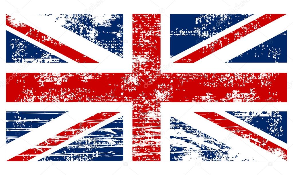 Flag of the Great Britain vintage style