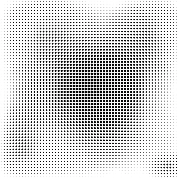 Halftone titik-titik latar belakang hitam dan gaya putih - Stok Vektor