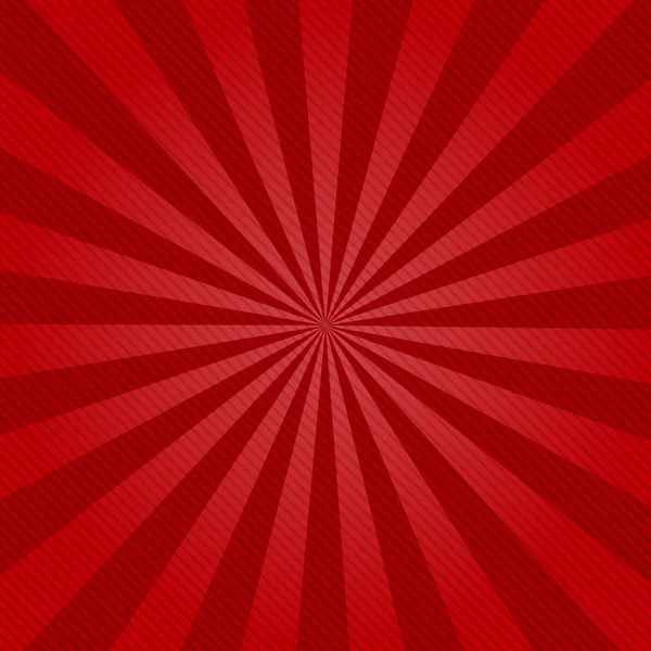 Retro ray background with lines of red color — Stock Vector