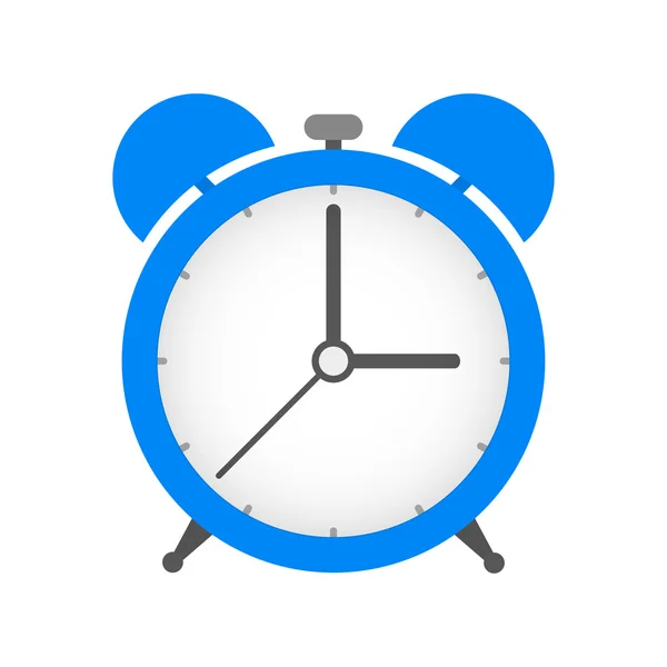 Alarm Clock in plat ontwerp illustratie stijlvolle — Stockvector