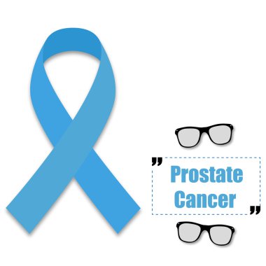 Tema mavi kurdele resmi prostat kanseri