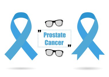Tema mavi kurdele resmi prostat kanseri