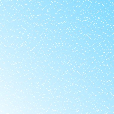 Şık mavi bir arka plan üzerine düşen kar