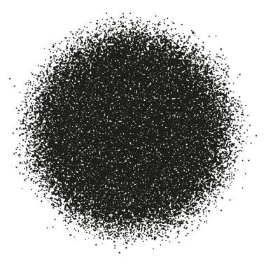 Noktalı Resim Daire beyaz bir arka planda şık tasarım