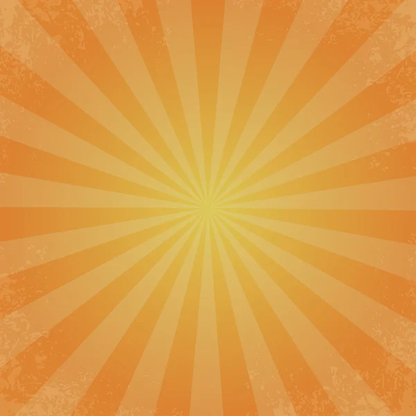 Retro orange färg bakgrunden Ray elegant — Stock vektor