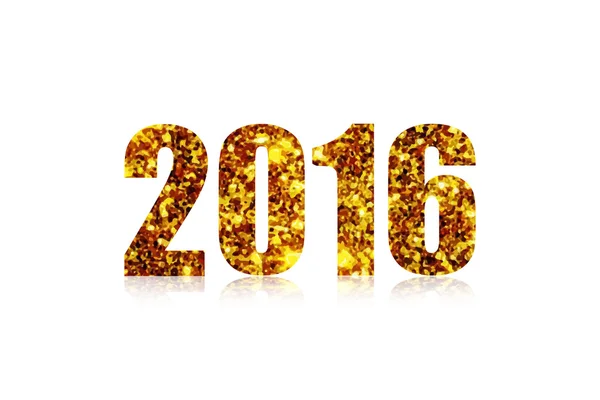 Gott nytt år 2016 på vit bakgrund — Stock vektor