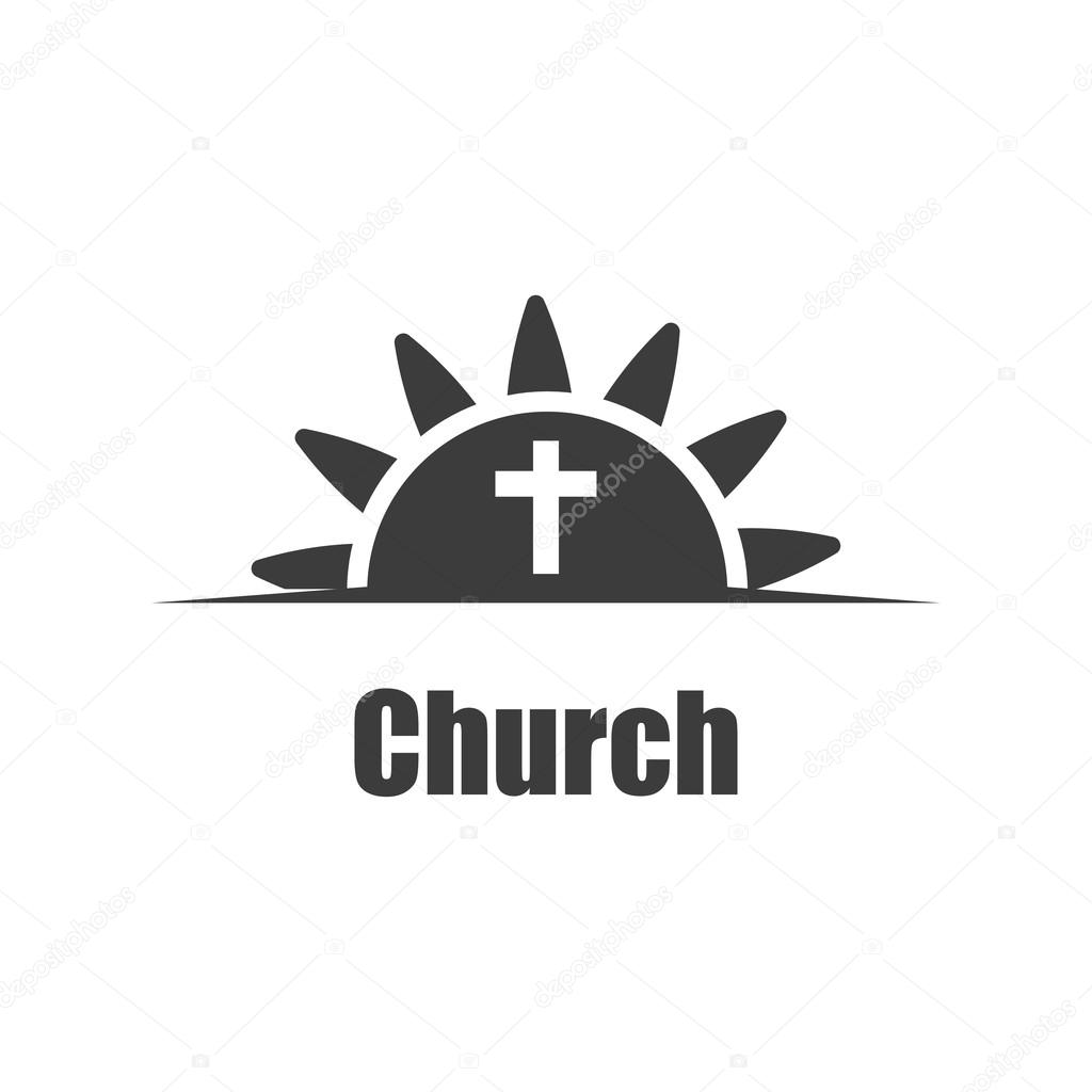 Template logo for christian organizations  and  churches