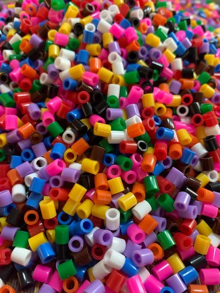 Centinaia Tubi Plastica Molti Colori — Foto Stock
