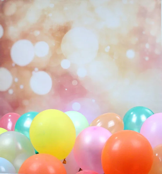 Colored Balloon Pool Sparkling Background — Photo