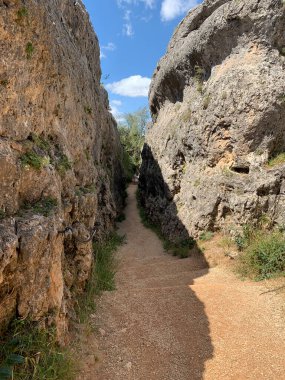 Büyülü şehir Cuenca 'da kaya oluşumları