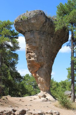 Büyülü şehir Cuenca 'da kaya oluşumları