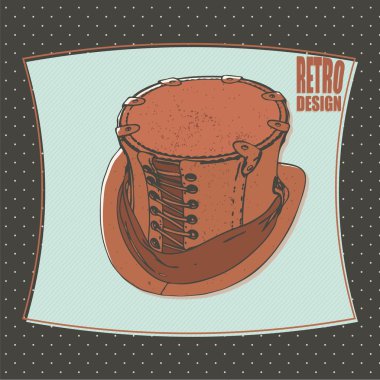 Zanaat retro tasarımı