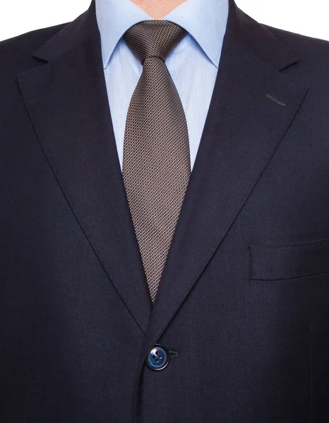 Men Suit Shirt Tie — Stock Photo, Image