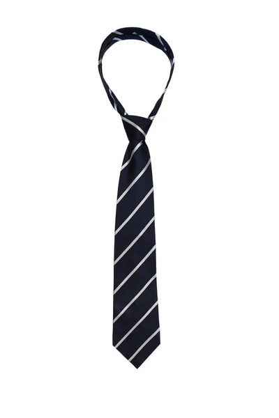 Kolorowy Jedwabny Krawat Łatwe Edycji Kolory Kolorowy Jedwabny Krawat Białym — Zdjęcie stockowe