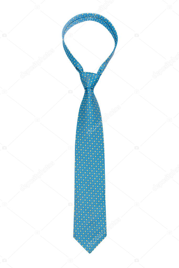 Plaid, checkered silk ties template. Easy editable colors. Colored silk tie.  Colored silk tie on white background. 