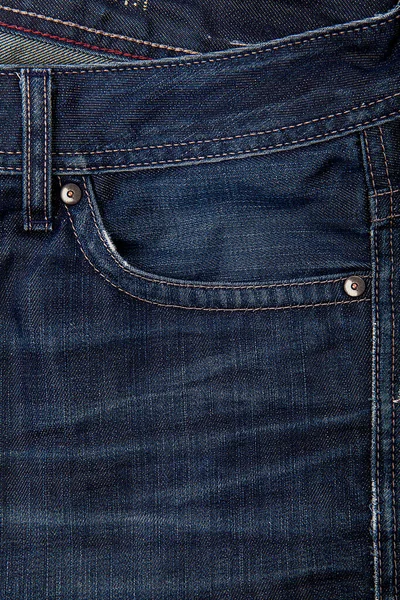 时尚的衣服 Jeans Close Detailed Image — 图库照片