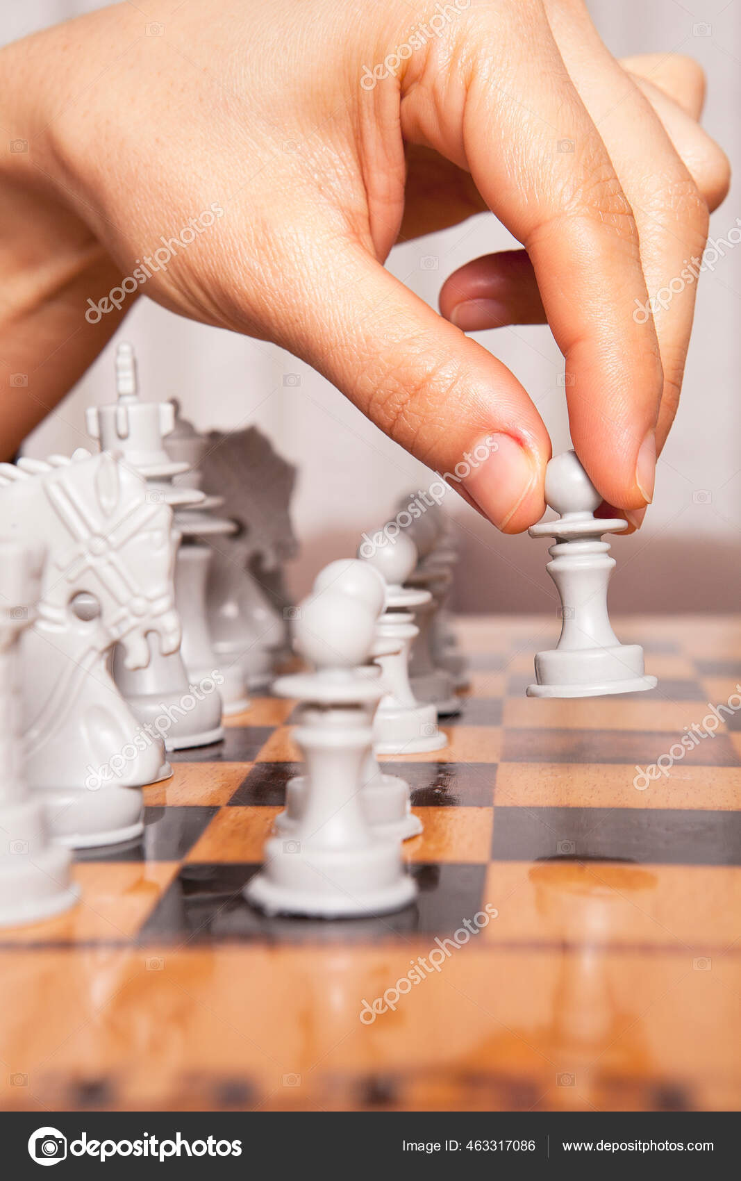 Chess game business strategy concept