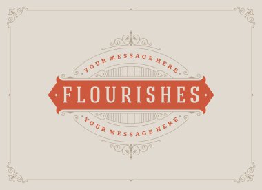 Vintage Süs Kutlama Kartı Vektör Şablonu. Retro Lüks Davetiye, Kraliyet Sertifikası.